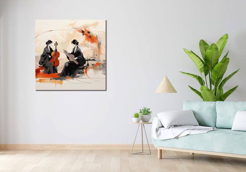 Obraz 90x90cm Harmonia Ciszy zdjęcie 2