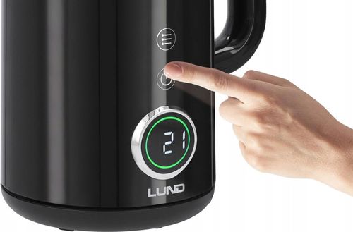 CZAJNIK ELEKTRYCZNY LUND 2200W 1,7L CZARNY Z REGULACJĄ TEMPERATURY na Arena.pl
