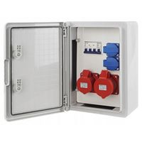 ZAMYKANA ROZDZIELNICA OGRODOWA IP65 5 MODUŁÓW POLSKA