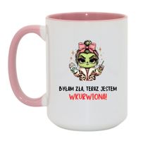 Duży Biało-Różowy 450 ml