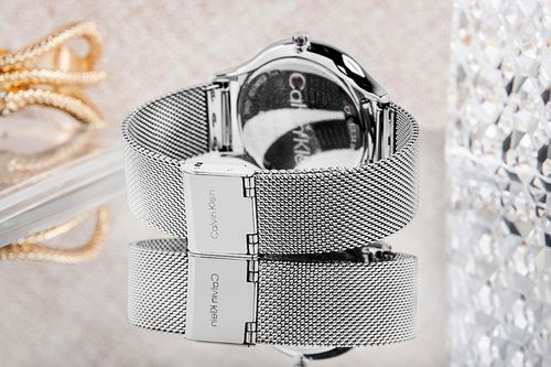 zegarek damski calvin klein timeless mesh 25200001 + box na Arena.pl