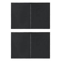 Ścianki boczne do namiotu, 2 szt., z suwakiem, PE, antracytowe