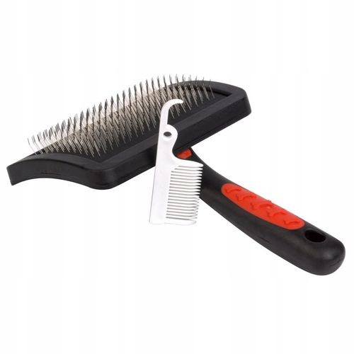 PUDLÓWKA Szczotka dla psa długowłosego CZARNA na Arena.pl