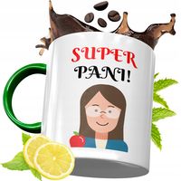 Kubek Zielony Dla Nauczyciela Na Dzień Nauczyciela Z Nadrukiem Ze Zdjęciem