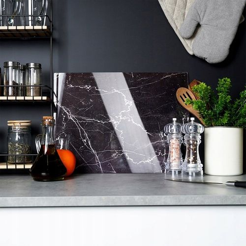 Deska KUCHENNA do krojenia szklana antypoślizgowa CZARNY MARMUR 30x40 cm na Arena.pl