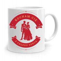 Kubek Prezent Na Walentynki Kocham Cię Z Nadrukiem Ze Zdjęciem