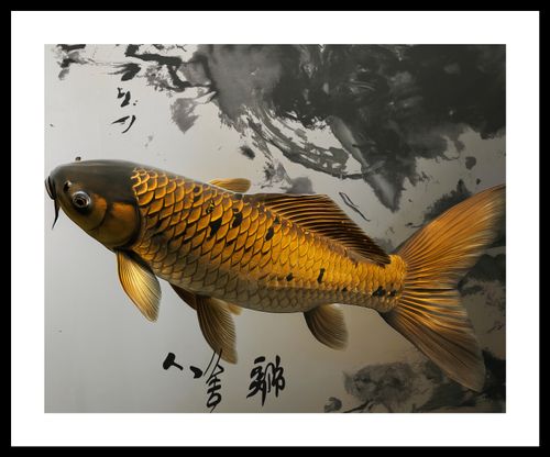 Plakat 50x40cm Spokojna Ryba Koi na Arena.pl