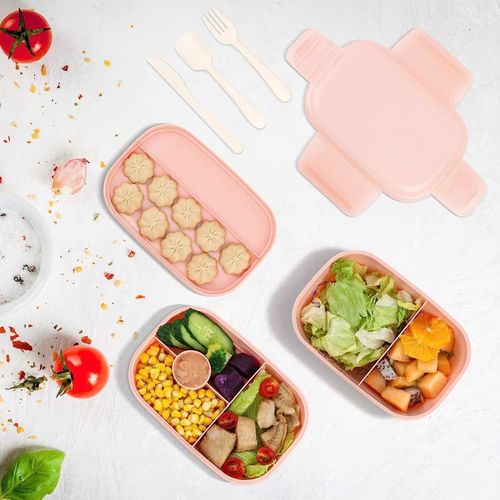 Lunchbox 5 przegródek 1900ML Róż na Arena.pl