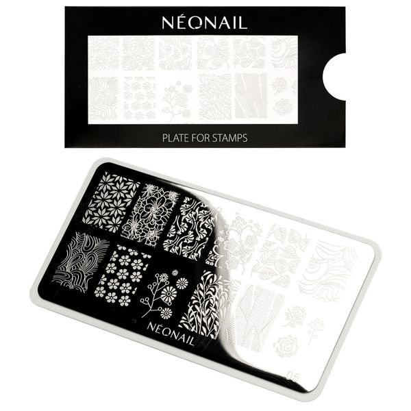 NEONAIL Blaszka do stempli stamping plate 05 zdjęcie 1