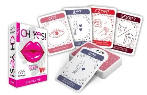 GRA DLA PAR - OH YES! PINK erotyczna wstępna WYZWANIA prezent WALENTYNKI na Arena.pl