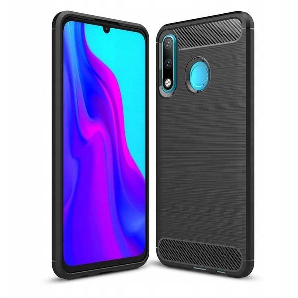 Futerał CARBON do HUAWEI P30 Lite czarny zdjęcie 1