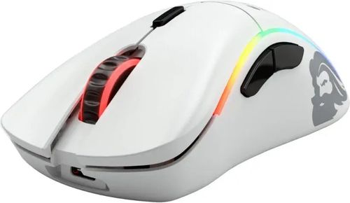 Mysz gamingowa Glorious Model D Wireless Mat 19000 dpi USB/Bluetooth Biała na Arena.pl