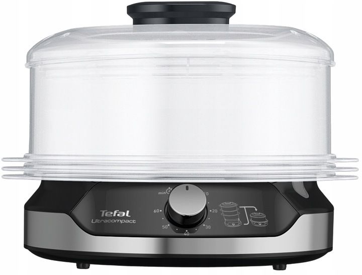 Parowar TEFAL UltraCompact VC2048 800W 9L 3 pojemniki Szybkowar zdjęcie 4