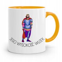 Kubek Żółty Prezent Dla Wujka Jego Wysokość Wujek Z Nadrukiem Ze Zdjęciem