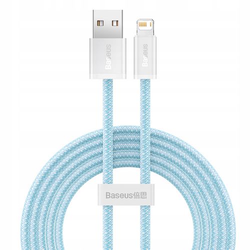 Kabel USB do Lightning Baseus Dynamic, 2.4A, 1m (niebieski) na Arena.pl