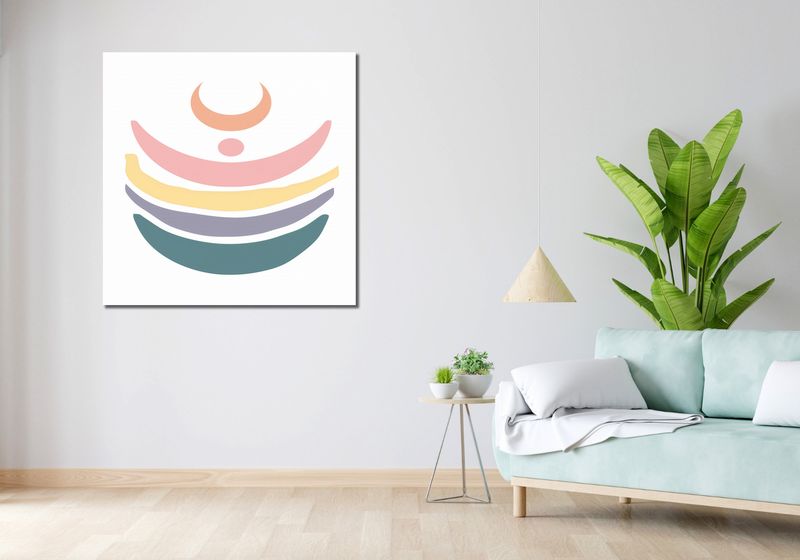 Obraz 100x100cm Geometryczna Utrata zdjęcie 2