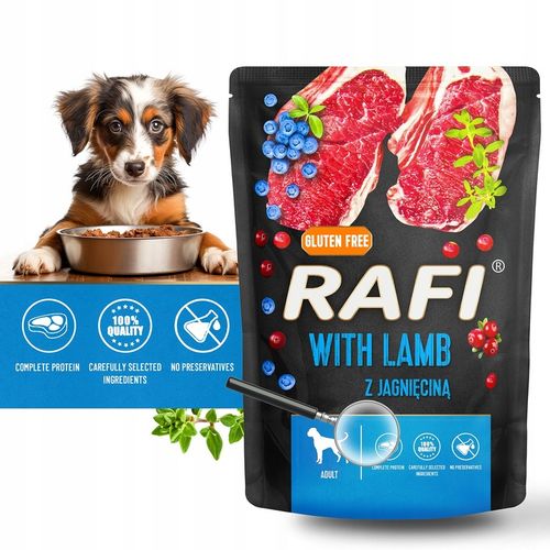 MOKRA KARMA DOLINA NOTECI RAFI ADULT BEZ ZBÓŻ SASZETKA MIX SMAKÓW 24 x na Arena.pl