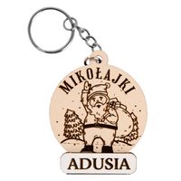 BRELOK Z IMIENIEM PREZENT NA MIKOŁAJA ŚWIĘTA POD CHOINKĘ SZKOŁA PRZEDSZKOLE