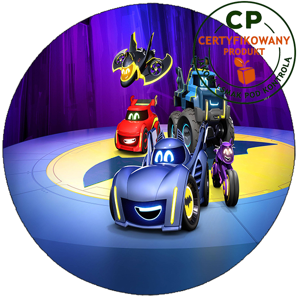 Opłatek na tort Batwheels zdjęcie 1