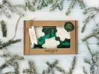 Świece zapachowe sojowe zestaw na prezent Boże Narodzenie 3 gwiazdki