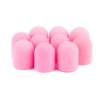 10x AlleMed Kapturki do pedicure 7 mm gradacja 60 Fabric Podo Różowy Pink