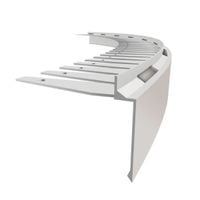 Profil okapowy balkonowy FLEXI STONE z drenażem 2,5m Naturalne Aluminium