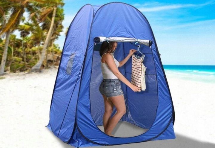 NAMIOT TURYSTYCZNY KEMPINGOWY WC PRZEBIERALNIA TOALETA PRYSZNIC WC zdjęcie 7