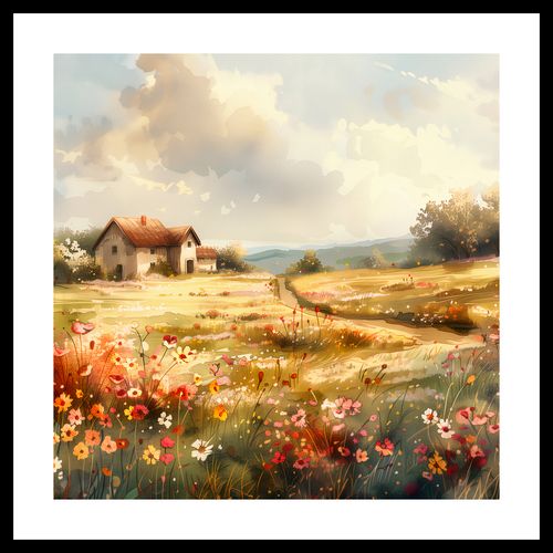 Plakat 50x50cm Sielski Domek na Arena.pl