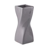 Wazon Ceramiczny Skrętny flakon szary eco
