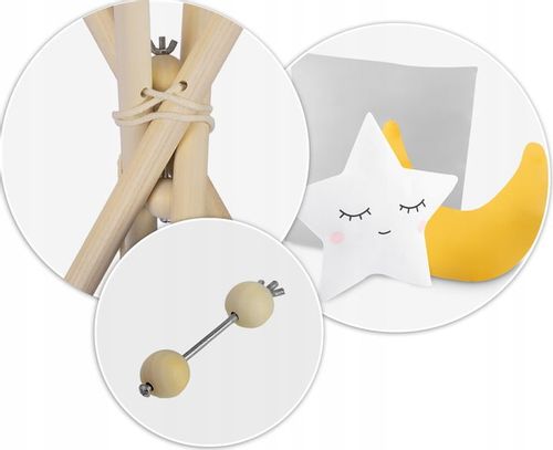 namiot tipi bawełniany Light Stars MAŁPISZON na Arena.pl