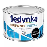 emalia alkidowa do drewna i metalu czarny 0,36l - 5emal.cza0,4