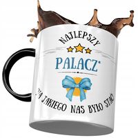 Kubek Czarny Dla Palacza Najlepszy Palacz Prezent Z Nadrukiem Ze Zdjęciem