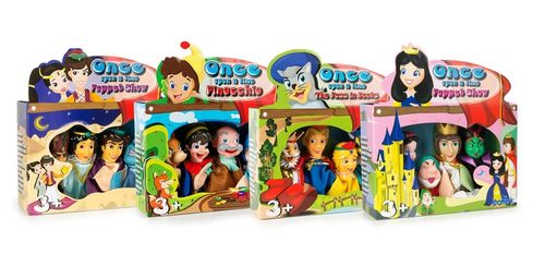 Pacynki zestaw postaci z 4 baśni na Arena.pl