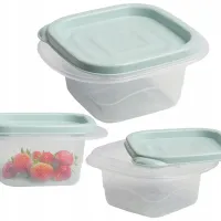 POJEMNIK OBIADOWY OMEGA 0,45L KWADRAT Z POKRYWKĄ DO PRZECHOWYWANIA ŻYWNOŚCI