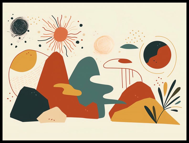 Plakat 80x60cm Kosmos Barw zdjęcie 2