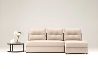 Mała rogówka rozkładana z pikowanymi poduszkami SKANDI