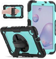 Etui Pancerne Samsung Tab A 8.4 T307 Stojak 360 Pasek Rysik Niebieski