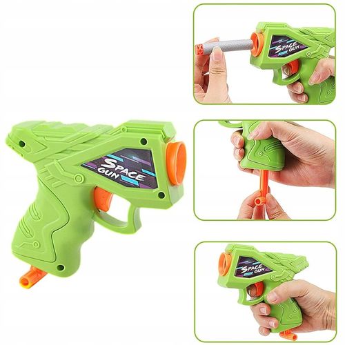 STRZELANIE DO CELU GRA PISTOLET + LATAJĄCE PIŁKI PREZENT DLA 6 7 8 9 LATKA na Arena.pl