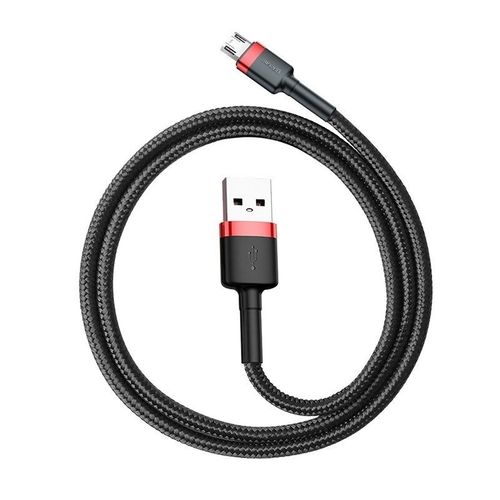 Kabel Micro USB Baseus Cafule 1.5A 2m (czerwono-czarny) na Arena.pl
