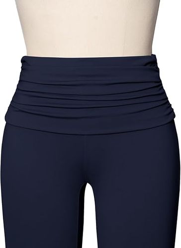 Spodnie damskie szerokie nogawki eleganckie legginsy wysoki stan XL na Arena.pl