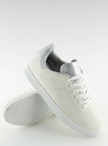Trampki damskie białe BL131P WHITE - 41 na Arena.pl