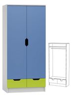 szafa dziecięca MIŁOSZ N9 do pokoju dziecka 80x53 w.177 meble dla dzieci