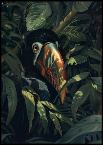 Plakat 67,5x95cm Skryty Tukan na Arena.pl