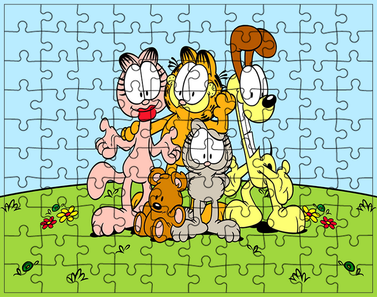 Puzzle Garfield zdjęcie 1