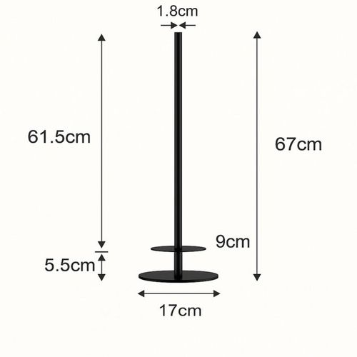 Zestaw łazienkowy stojak z uchwytem na papier i szczotką WC stojak na zapas na Arena.pl