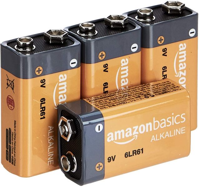Bateria alkaliczna Amazon 9V (6F22) 4 szt. zdjęcie 1