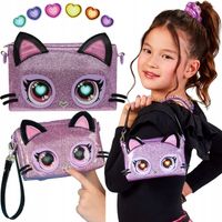PURSE PETS PURDY PURRFECT TOREBKA INTERAKTYWNA Z TĘCZOWYMI OCZAMI ŚWIATŁO