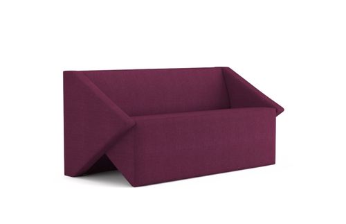 Sofa Linara 128cm fioletowa  D2 na Arena.pl
