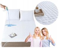 Ochraniacz na Materac 120x200 WODOODPORNY Pikowany Podkład Pokrowiec