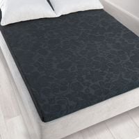 Prześcieradło frotte bez gumki Tulipan 150x205 ZWOLTEX grafitowy GRUBE